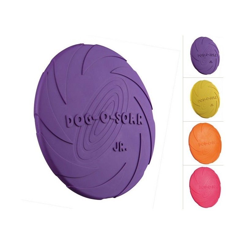 TRIXIE Dog Disc, Naturgummi, schwimmt ø 15 cm