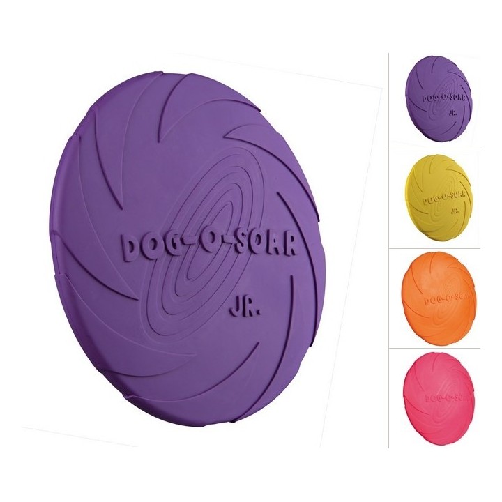 TRIXIE Dog Disc, Naturgummi, schwimmt ø 15 cm