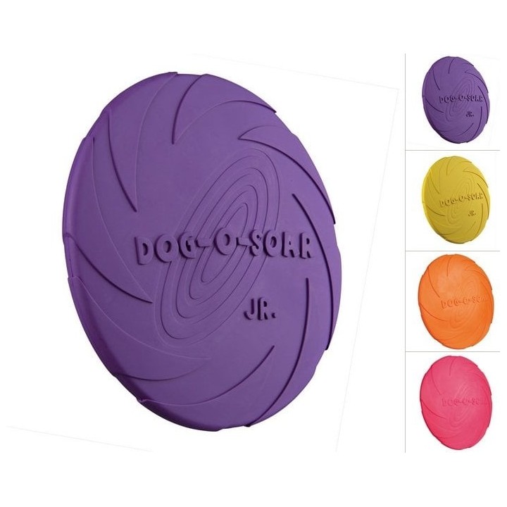 TRIXIE Dog Disc, Naturgummi, schwimmt 18 cm