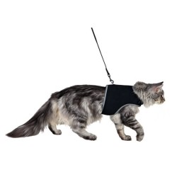 TRIXIE Softgeschirr mit Leine 36–54 cm