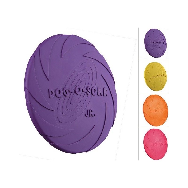 TRIXIE Dog Disc, Naturgummi, schwimmt ø 24 cm