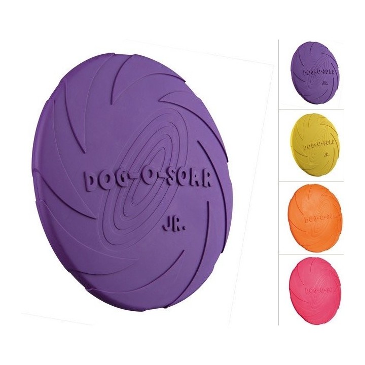 TRIXIE Dog Disc, Naturgummi, schwimmt ø 24 cm