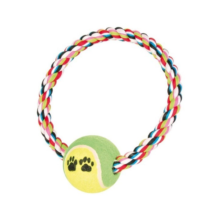 TRIXIE Tauring mit Tennisball