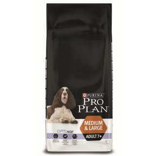 PURINA PRO PLAN Medium &amp, Large Adult 7+ mit OPTIAGE Reich an Huhn 14kg