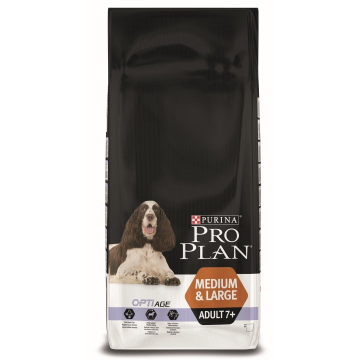 PURINA PRO PLAN Medium &amp, Large Adult 7+ mit OPTIAGE Reich an Huhn 14kg