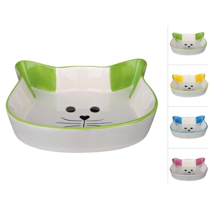 TRIXIE Keramiknapf Katzengesicht