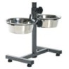 TRIXIE Verstellbarer Ständer mit 2X1,8 l Schalen