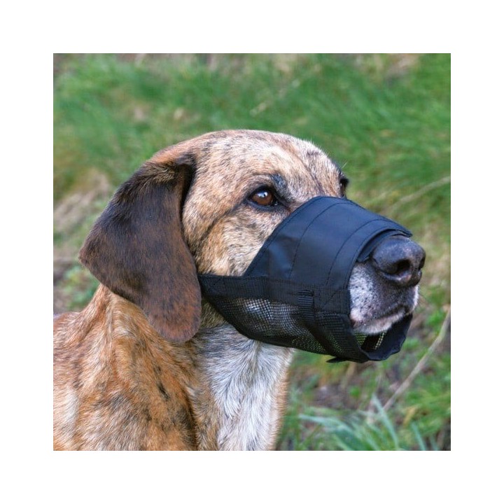 TRIXIE Nylon Maulkorb mit Netz 5