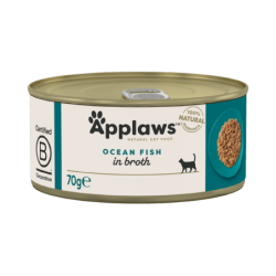 Applaws Katzen Nassfutter in der Dose mit Seefisch 70g