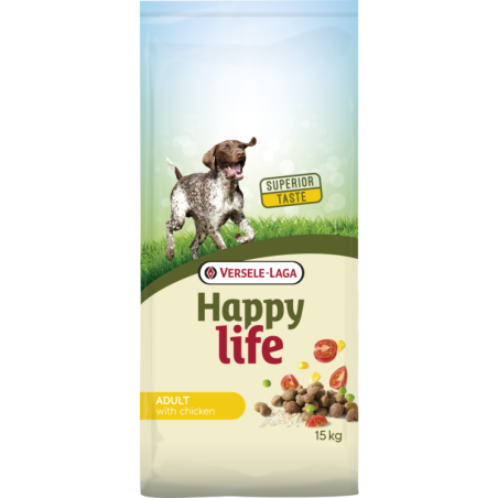VERSELE-LAGA Happy Life Adult with Chicken 15 kg