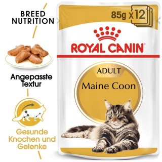ROYAL CANIN Maine Coon Adult Katzenfutter nass 12 x 85 g