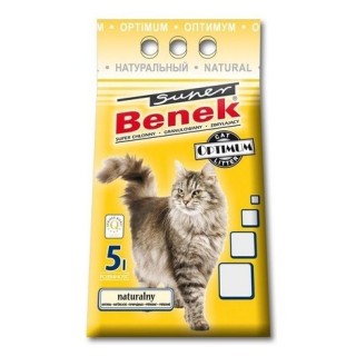 BENEK Super Optimum Katzenstreu Natural 5l