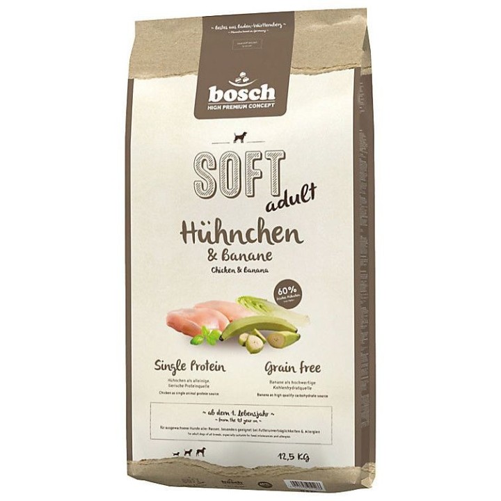 BOSCH SOFT ADULT Hühnchen &amp, Banane 12.5 kg