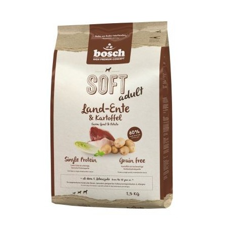 BOSCH SOFT Adult Land-Ente &amp, Kartoffel 2,5 kg