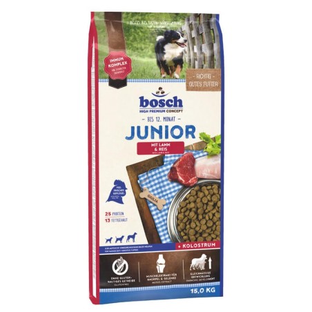 BOSCH Junior Lamm &amp, Reis 15 kg