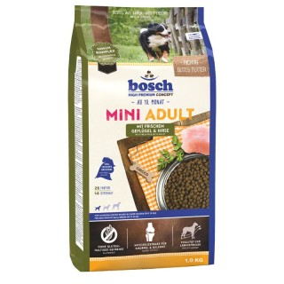 BOSCH Mini Adult mit frischem Geflügel &amp, Hirse 1 kg