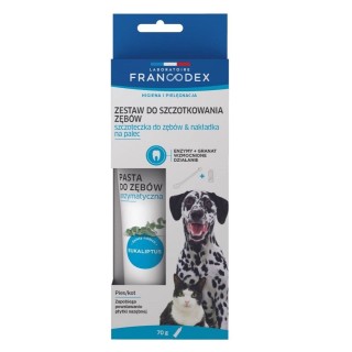 FRANCODEX Set aus Zahnbürste und Zahnpasta