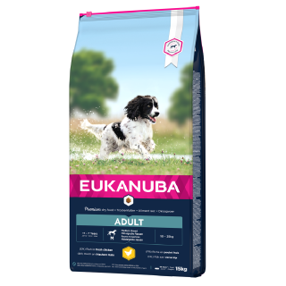 EUKANUBA Adult Medium Breeds Chicken 15 kg