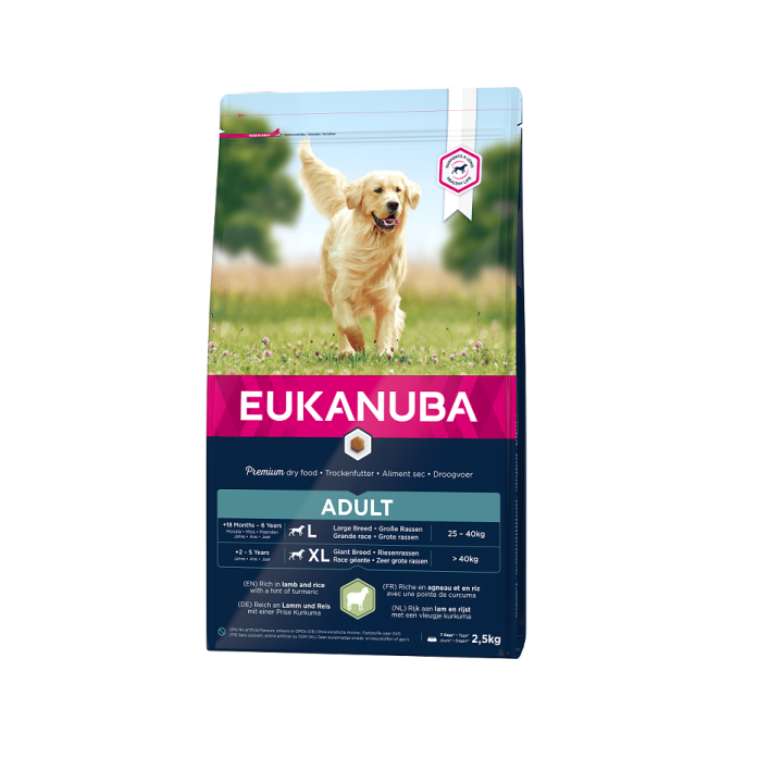 EUKANUBA Adult Large Breeds Lamb &amp, Rice 2.5 kg