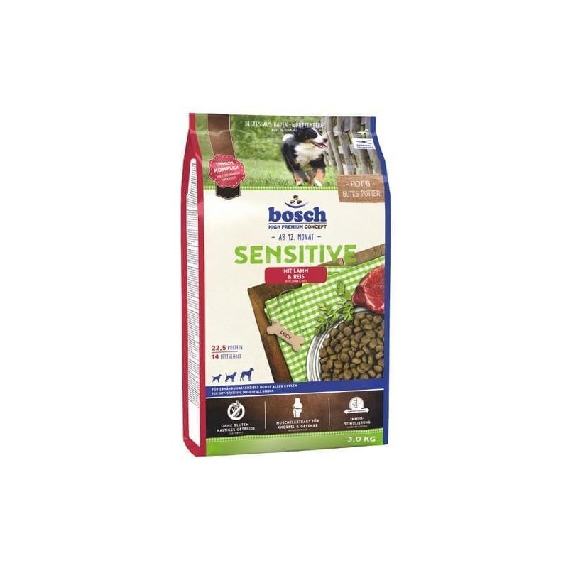 BOSCH Sensitive mit Lamm &amp, Reis 3 kg