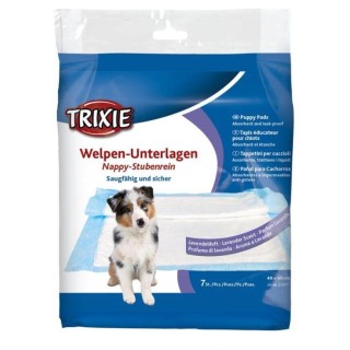 TRIXIE Welpen-Unterlage Nappy-Stubenrein mit Lavendelduft 40 × 60 cm, 7 Stck.