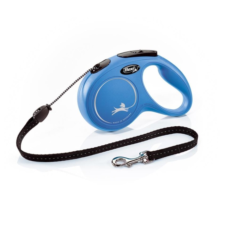 FLEXI New Classic Leine Größe M Schnur / bis 20 kg 5 m blau