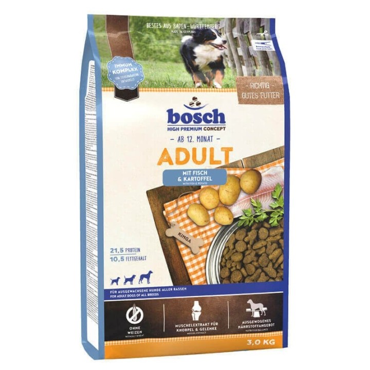 BOSCH Adult mit Fisch &amp, Kartoffel 3 kg