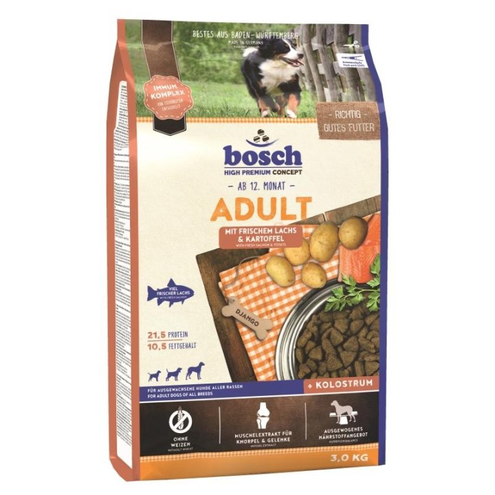 BOSCH Adult mit frischem Lachs &amp, Kartoffel 3 kg