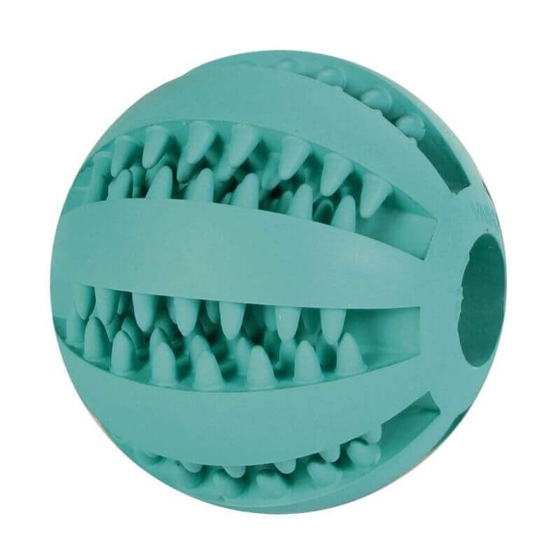 TRIXIE Mintfresh Rugbyball, Naturgummi 6 cm