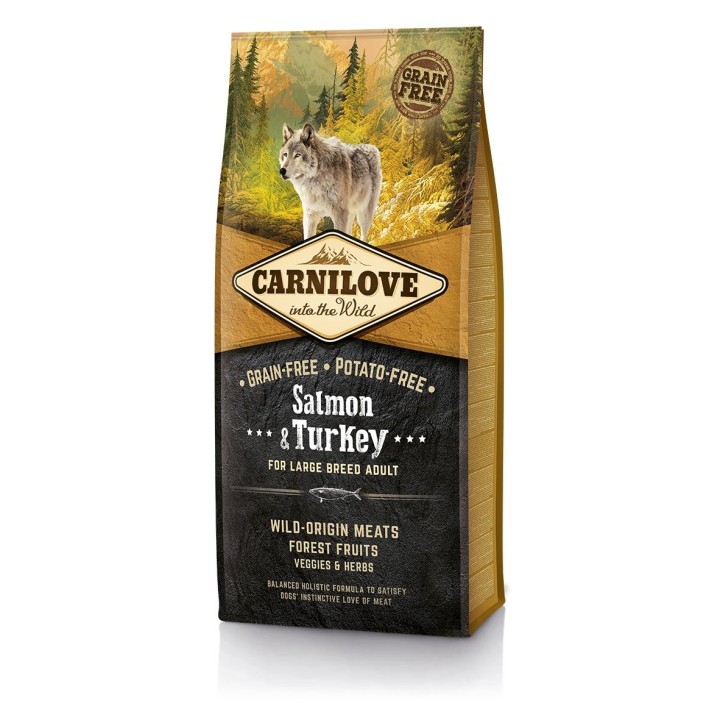CARNILOVE Dog Adult Large Breed Salmon &amp, Turkey 12 kg