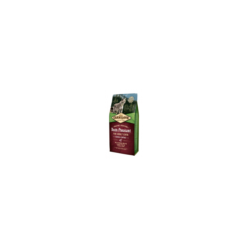 CARNILOVE Cat Hairball Control Duck &amp, Pheasant 2kg