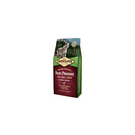 CARNILOVE Cat Hairball Control Duck &amp, Pheasant 2kg