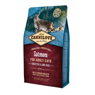 CARNILOVE Cat Sensitive &amp, Long Hair Salmon 2 kg