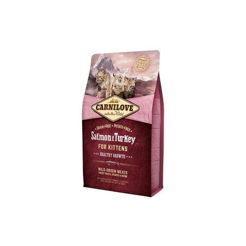 CARNILOVE Salmon &amp, Turkey Kitten 6 kg