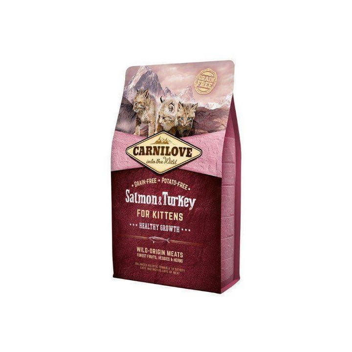 CARNILOVE Salmon &amp, Turkey Kitten 6 kg