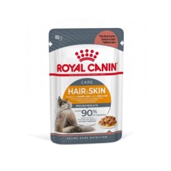 ROYAL CANIN Hair&amp,Skin in Soße, Nassfutter in Soße für ausgewachsene Katzen
