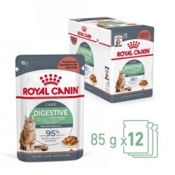 ROYAL CANIN Digestive Care Nassfutter in Soße für ausgewachsene Katzen mit empfindlichem Verdauungstrakt 12x85g