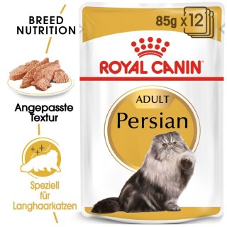 ROYAL CANIN Persian Adult Katzenfutter nass für Perser-Katzen 12 x 85g