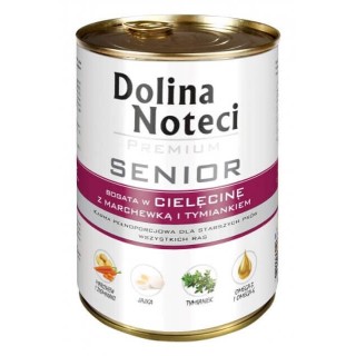 DOLINA NOTECI Premium Senior reich an Kalbfleisch, Karotten und Thymian 400g