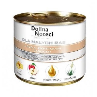 DOLINA NOTECI Premium kleine Rennen mit Gans, Kartoffeln und Apfel 185g
