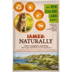 IAMS Naturally Adult Cat with New Zealand Lamb in Gravy 85 g