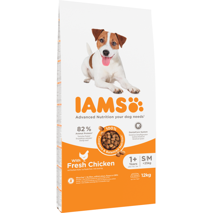 IAMS ProActive Health Adult Small &amp, Medium Breed Chicken 12 kg
