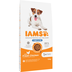 IAMS for Vitality fettarm mit frischem Huhn 12 kg