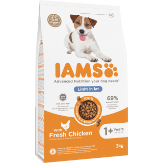 IAMS ProActive Health Adult Light in Fat for Sterilsed/Overweight dogs Chicken 3 kg
