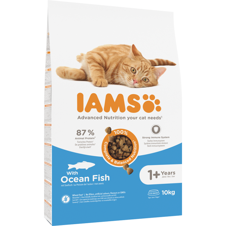 IAMS for Vitality Katzenfutter mit Seefisch 10 kg
