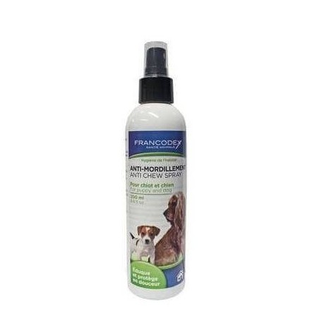 FRANCODEX Anti-Knabber-Spray für Hunde und Welpen 200 ml