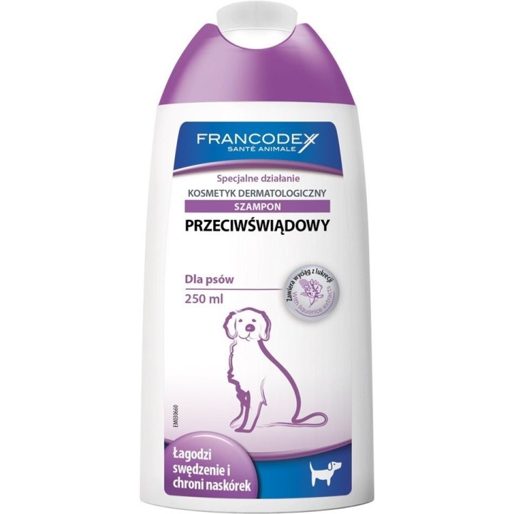 FRANCODEX Shampoo für Hunde Anti-Juckreiz 250 ml