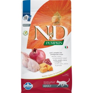 FARMINA N&amp,D Pumpkin Quail &amp, Pomegranate Adult Cat 1.5 kg