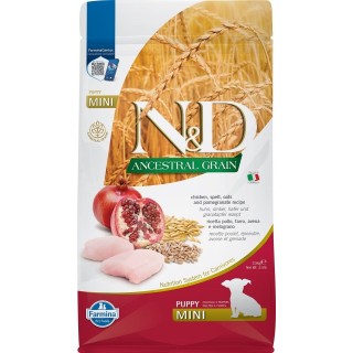 FARMINA N&amp,D Low Grain Chicken &amp, Pomegranate Mini Puppy 2.5 kg