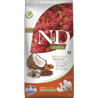 FARMINA N&amp,D Dog Quinoa Skin &amp, Coat Herring 7 kg